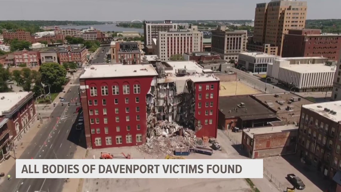 All 3 Missing Men Found Dead Among Partially Collapsed Davenport