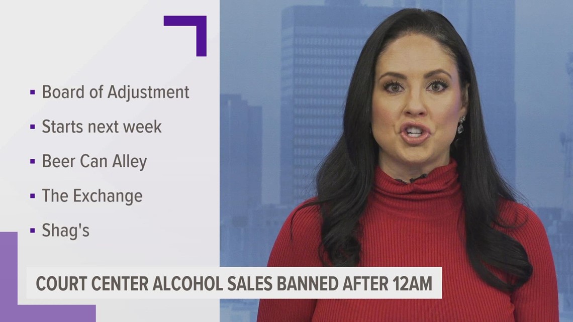 Court Center alcohol sales banned after midnight