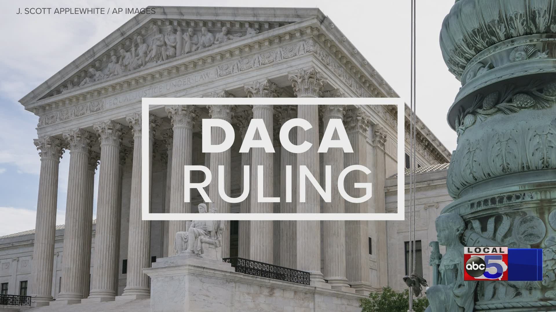 The Supreme Court voted 5-4 Thursday to block the Trump Administration's effort to end DACA.