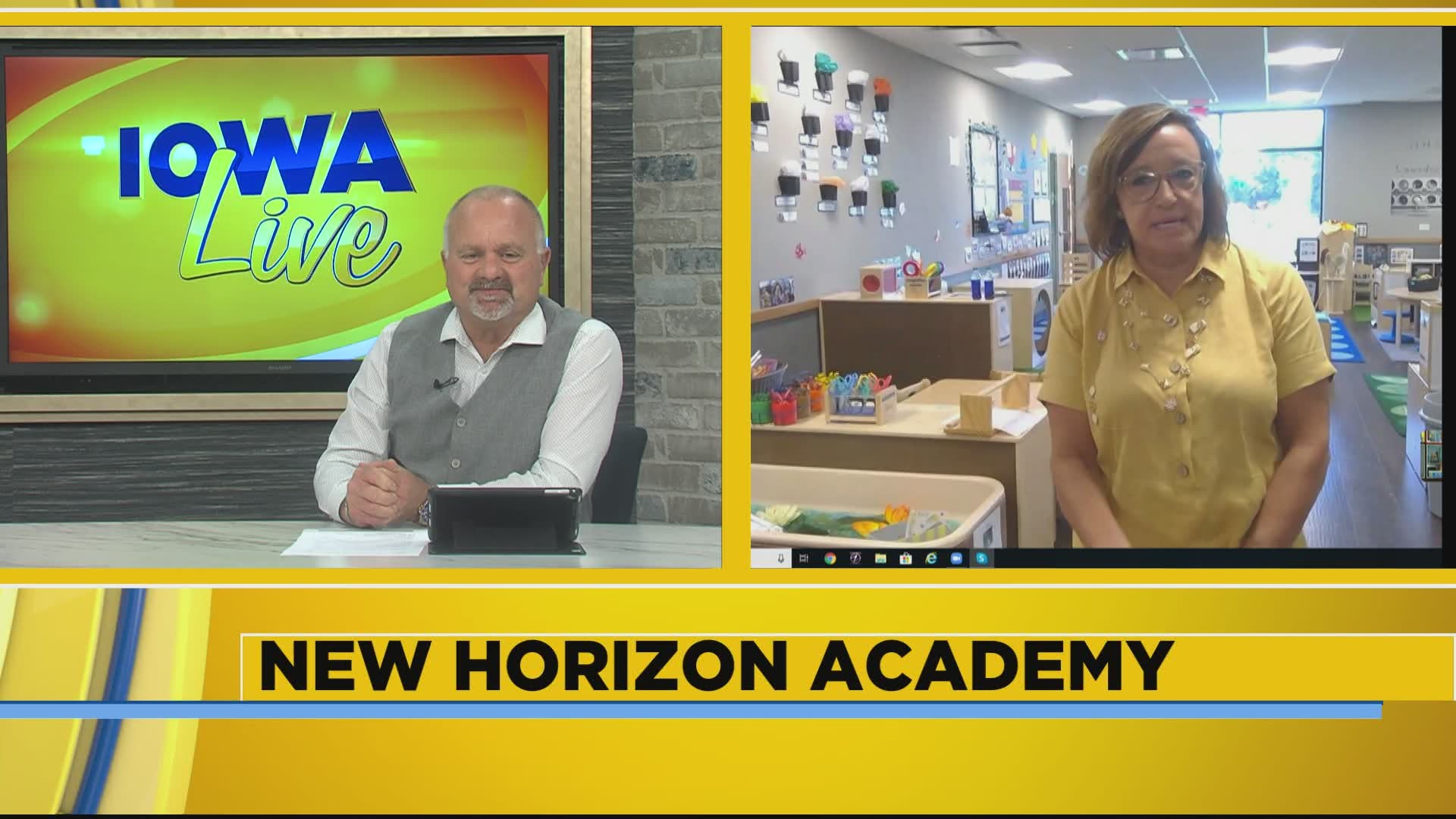 Lou talks with New Horizon Academy this morning on 'Iowa Live'