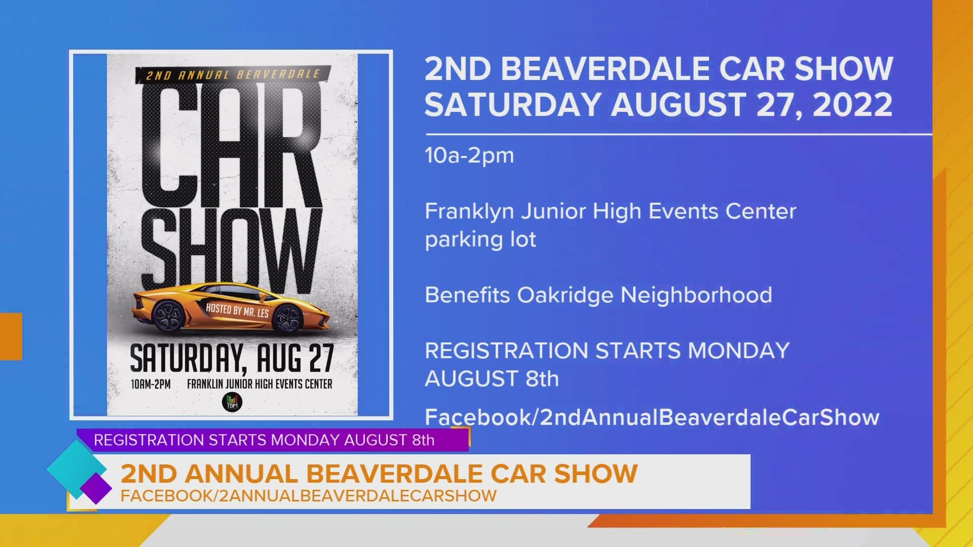 Les Mwirichia visits about the 2nd Annual Beaverdale Car Show happening Saturday August 27th that will benefit the Oakridge Neighborhood. Registration begins Aug 8th