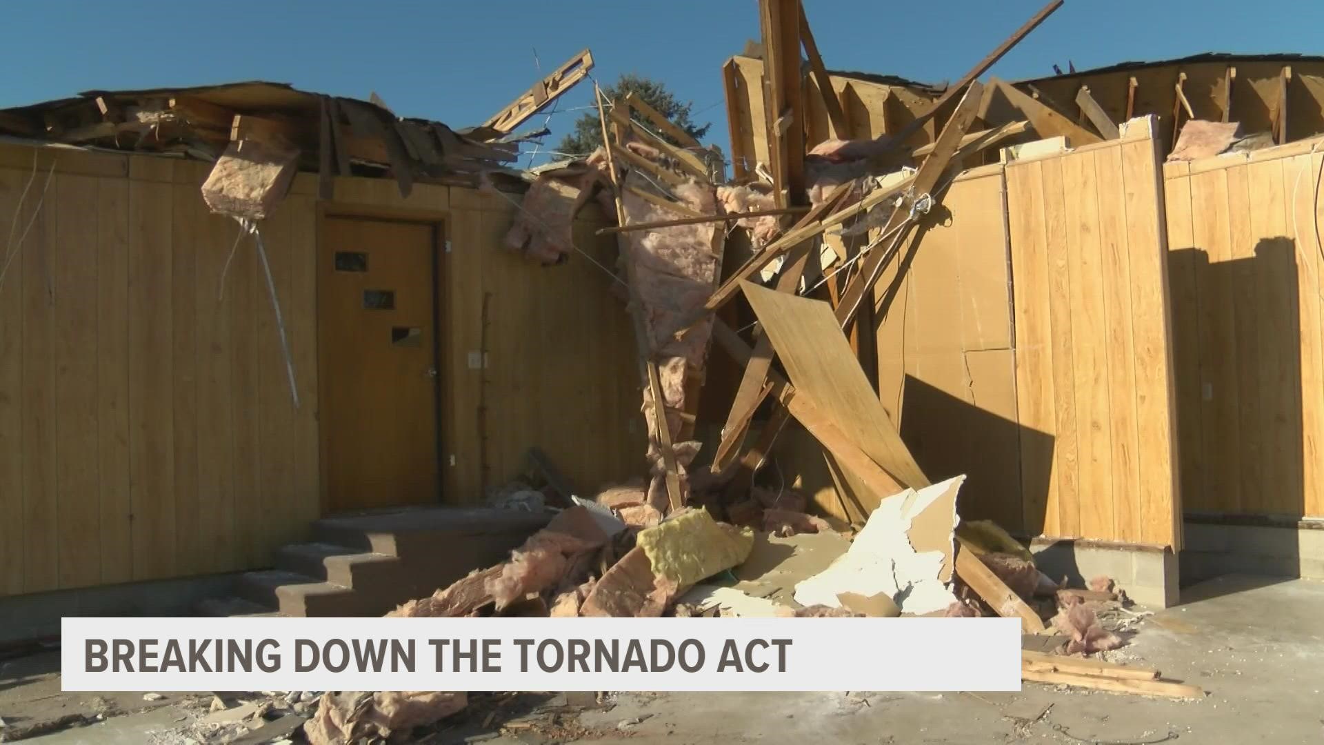 From evaluating the current tornado rating system to awarding grants to colleges and universities for improving tornado hazard communication, this bill has it all.