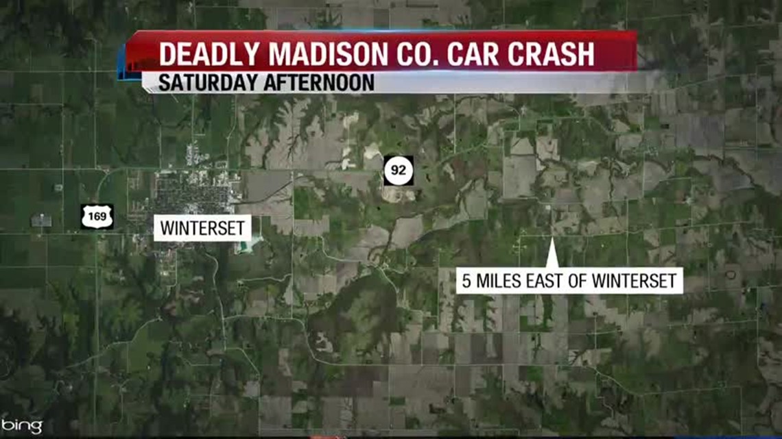 Woman killed in Madison County crash | weareiowa.com