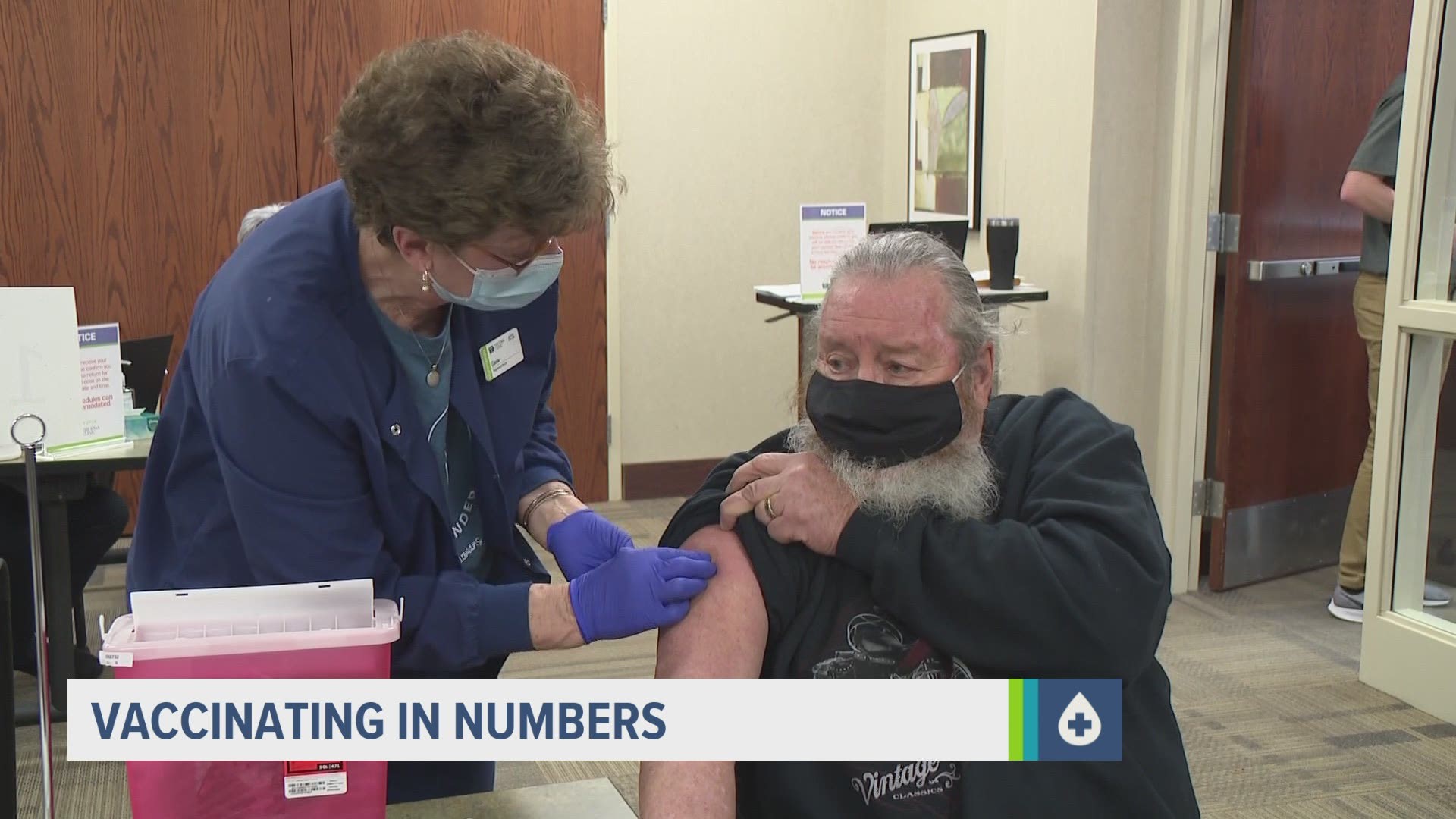 The West Des Moines clinic has converted conference rooms into vaccine locations to keep patients socially distanced.