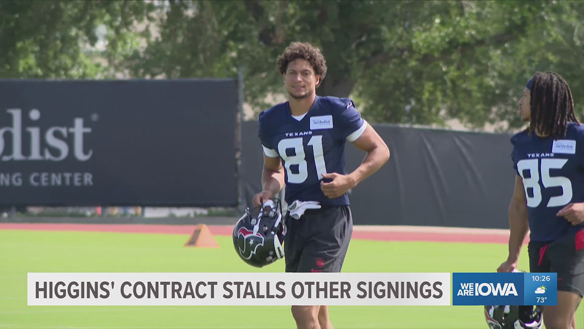 Former Iowa State receiver Jayden Higgins became the first 2nd-round draft pick to receive a fully guaranteed 4-year, $11.7 million contract.