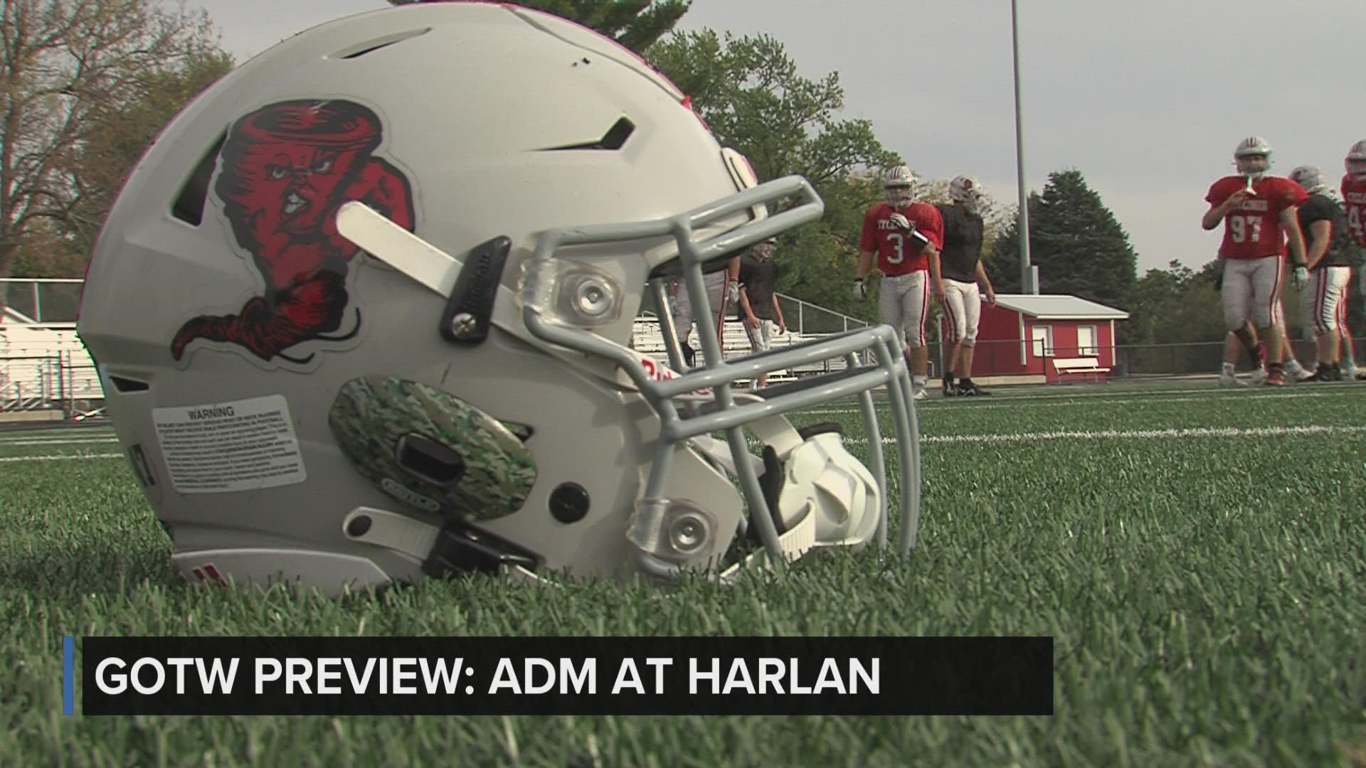 ADM and Harlan are tied for second in the AP's Class 3A rankings.