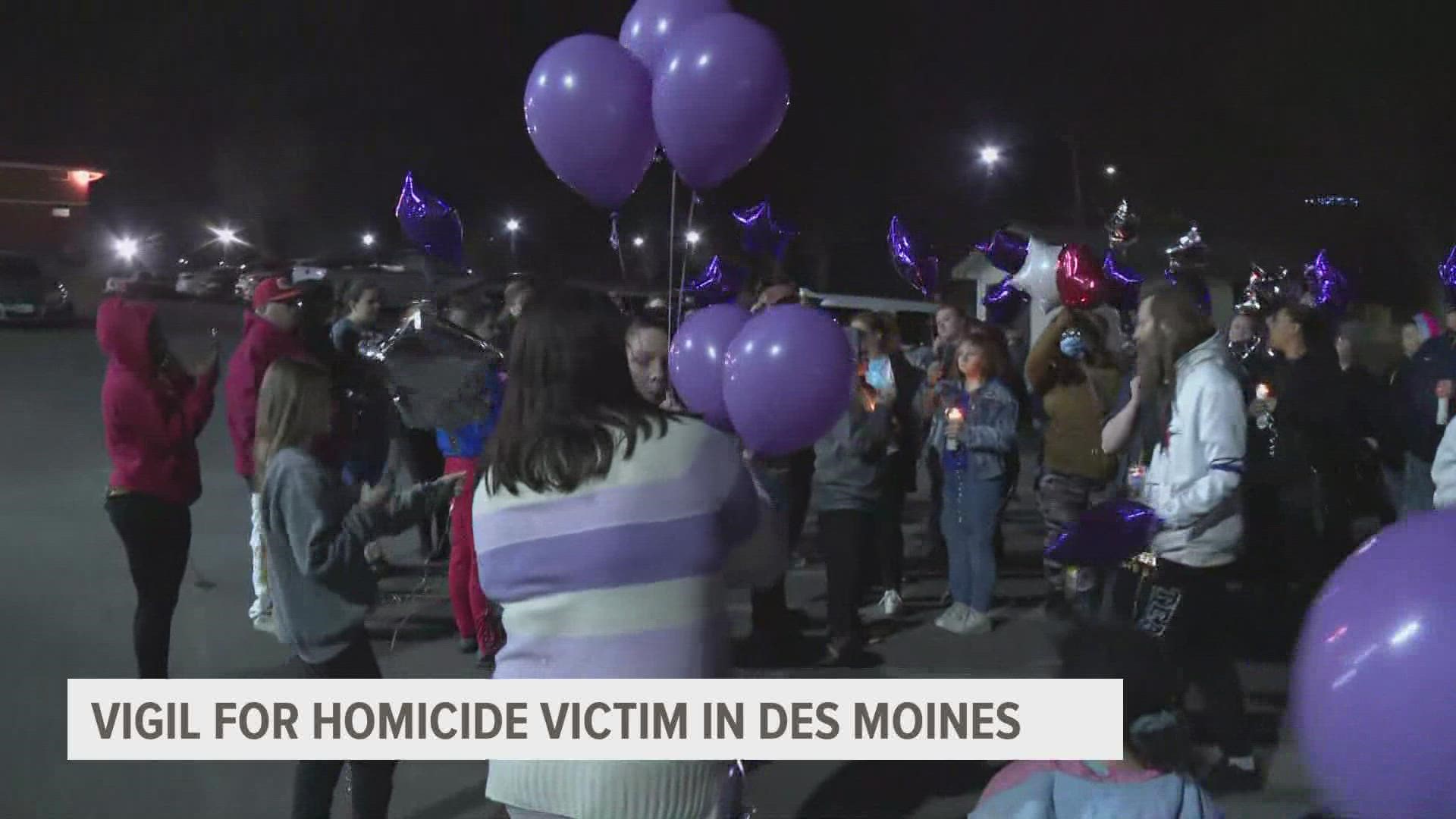 Friends and family honor the life of a Des Moines woman found stabbed to death in her apartment.
