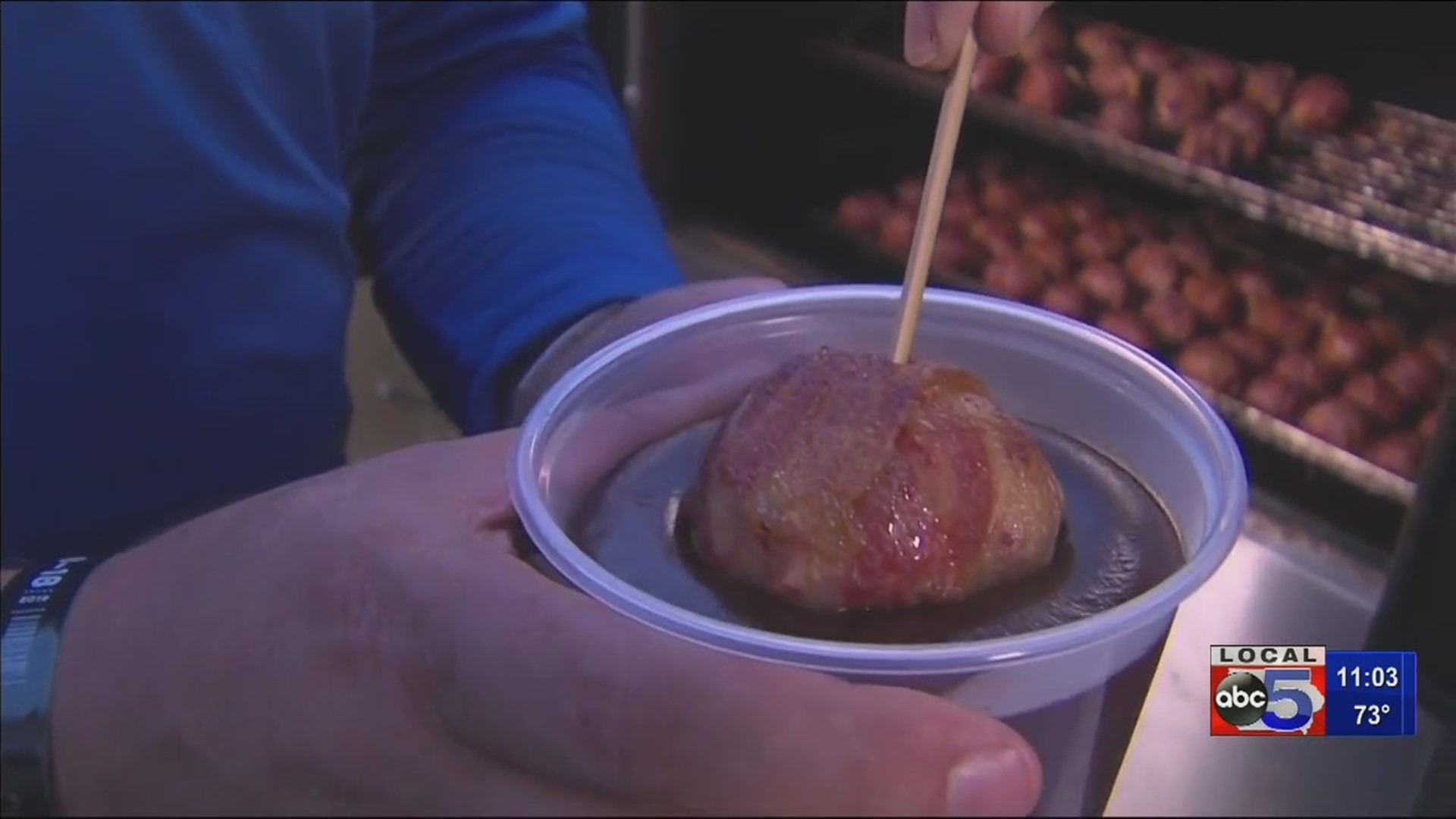 Local 5's Sabrina Ahmed visits the Bacon Box to learn how to make their bacon balls, a new and delicious Iowa State Fair food.