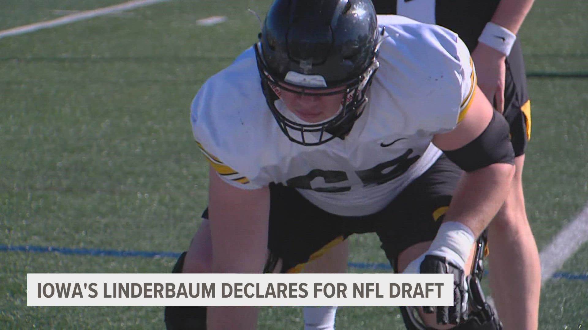 Linderbaum is projected to be a first-round draft pick and the first center selected.