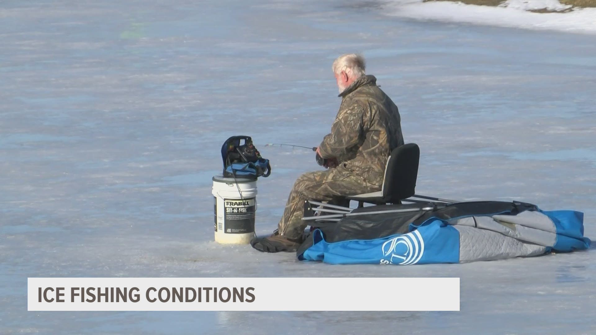 A metro man said he's gone ice fishing fewer times this winter season compared to past ones because he's not always comfortable with the thickness of the ice.