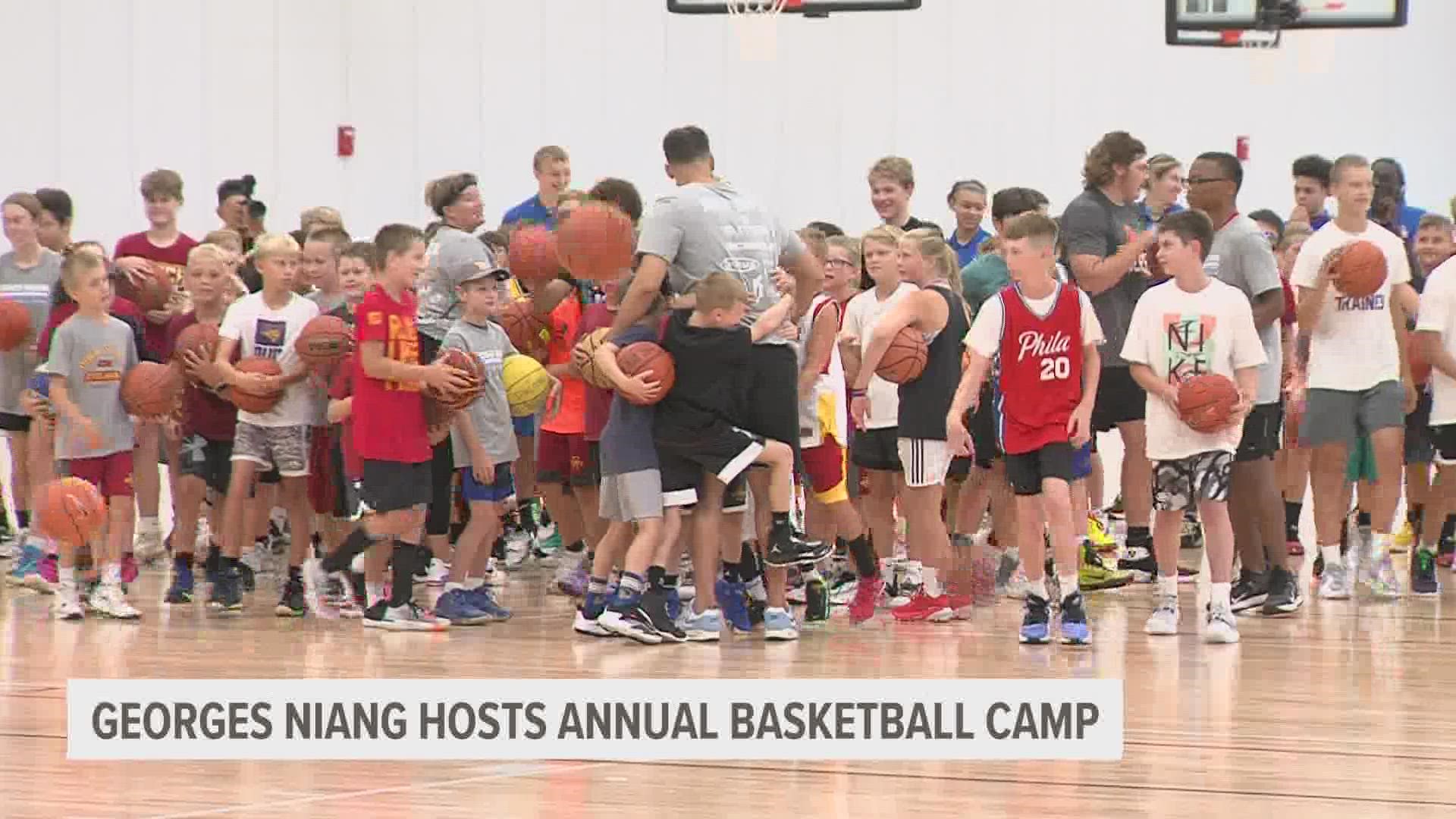 This is his seventh year putting on the camp, and the first year its being held at two locations.