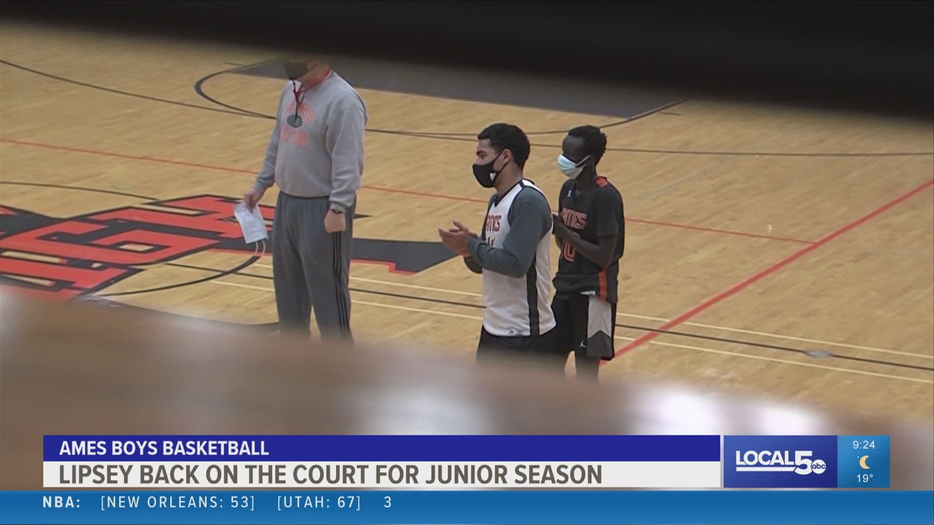 The Ames Junior is back on the floor after missing an entire season.