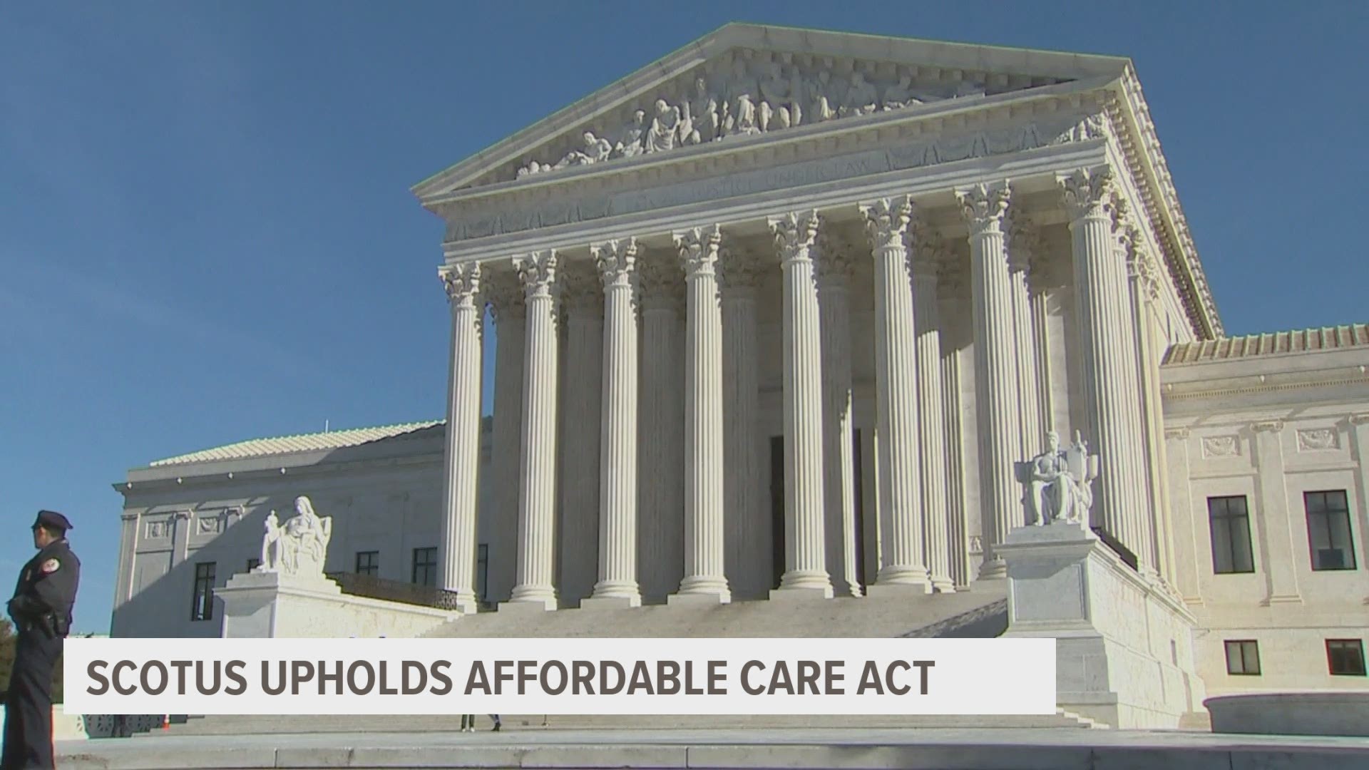 In a 7-2 ruling, the justices left the entire health care law intact ruling Texas, other Republican-led states and 2 individuals had no right to bring their lawsuit.