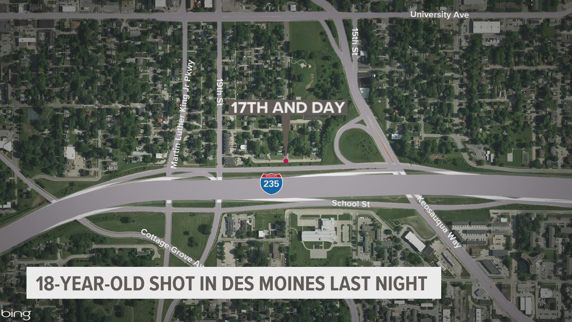 The second shooting put an 18-year-old in the hospital in critical condition.