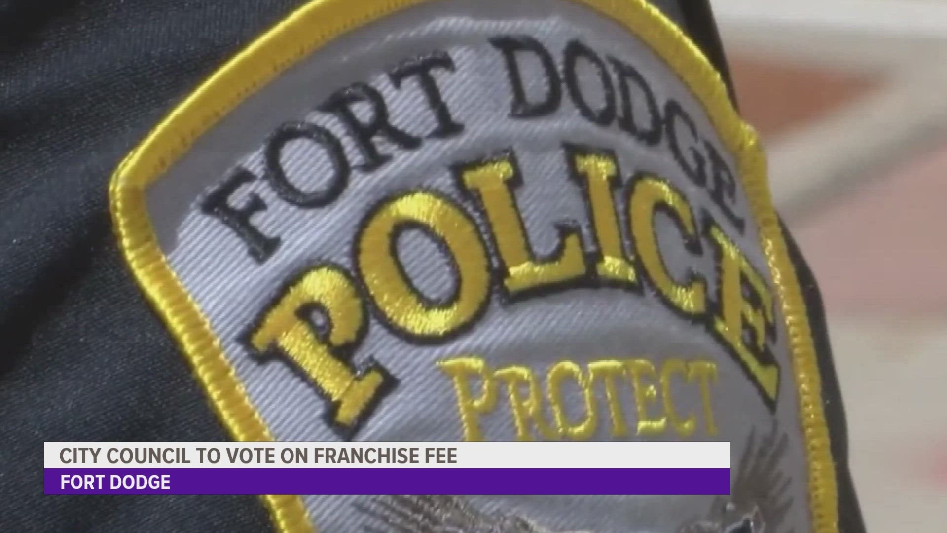 The proposed franchise fee would be used to hire eight new officers for the Fort Dodge Police Department.