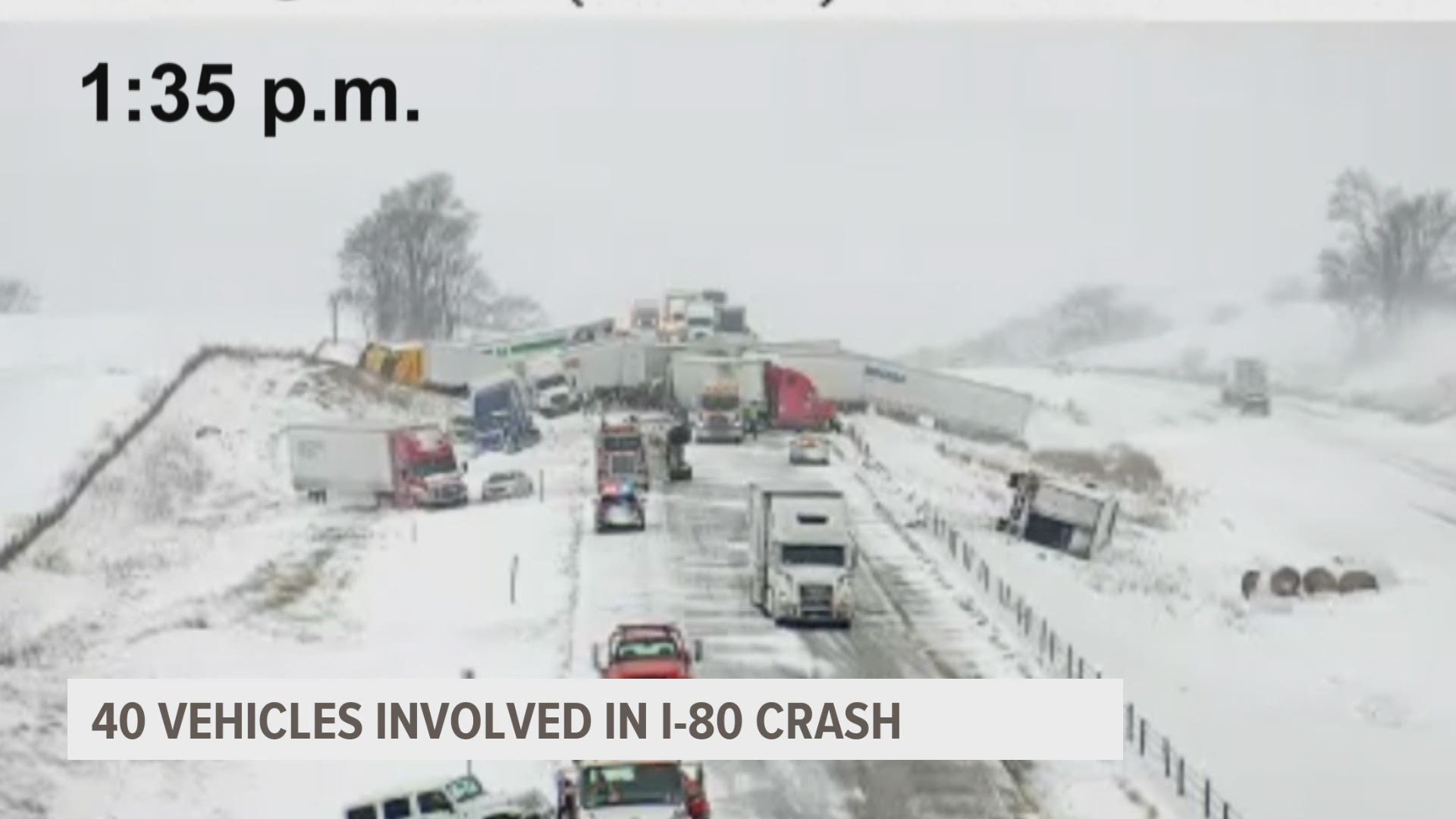 Winter weather conditions caused multiple vehicles to crash on I-80 near Newton Thursday morning. Some tips to keep in mind to avoid accidents like this.
