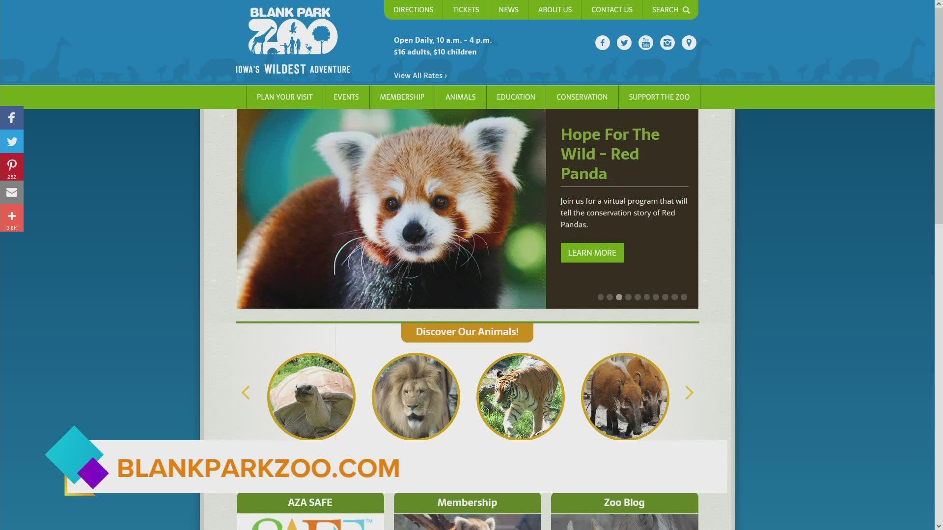 Chris Eckles, Blank Park Zoo, talks about FREE REGISTRATION for Hope for the Wild-Red Pandas virtual program and final days to vote for name of baby giraffe!