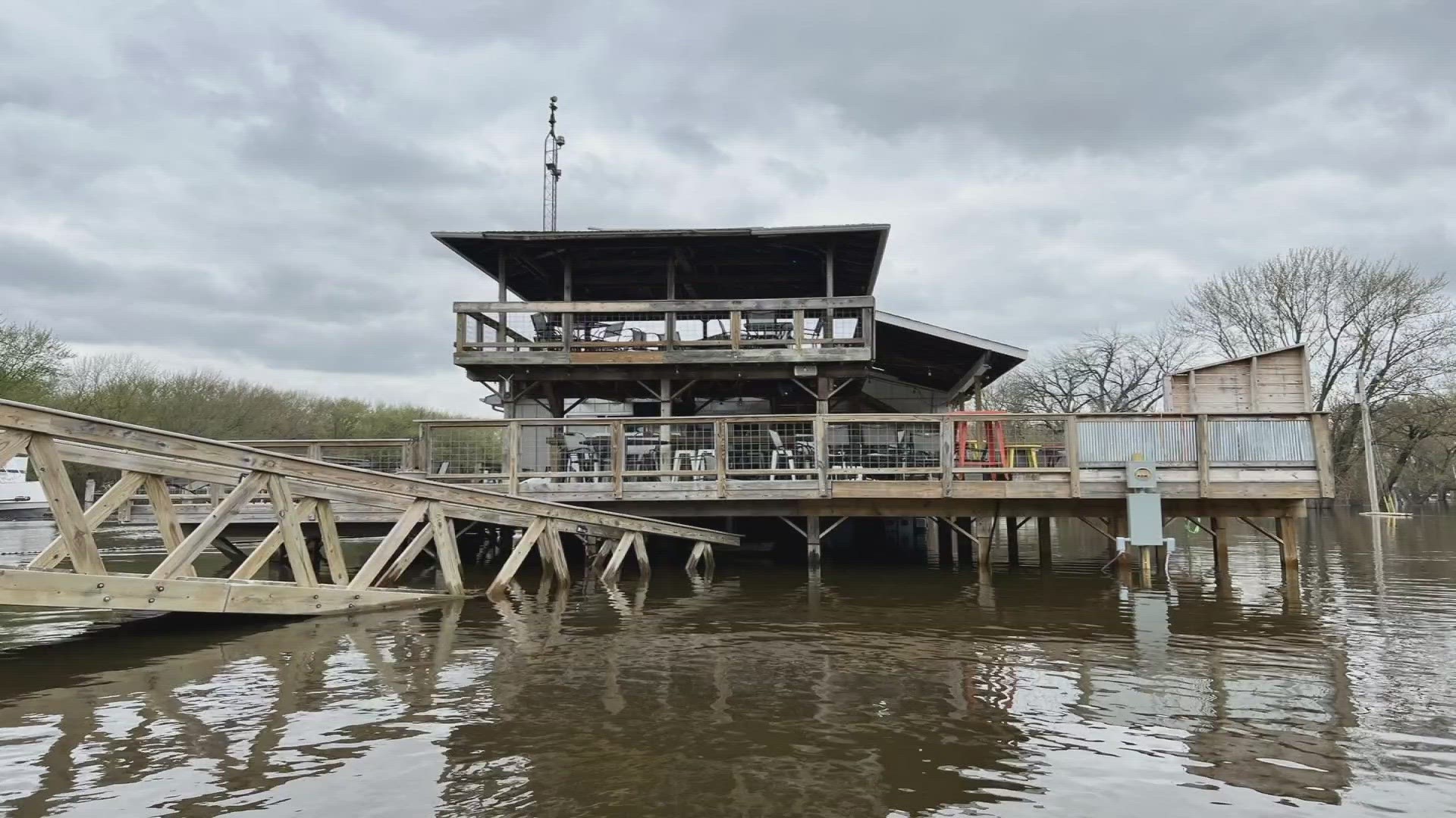 Local 5's Mary Sugden talked to the owners of Millennium Bar and Marina and Esmann Island residents to understand the scope of the damage.