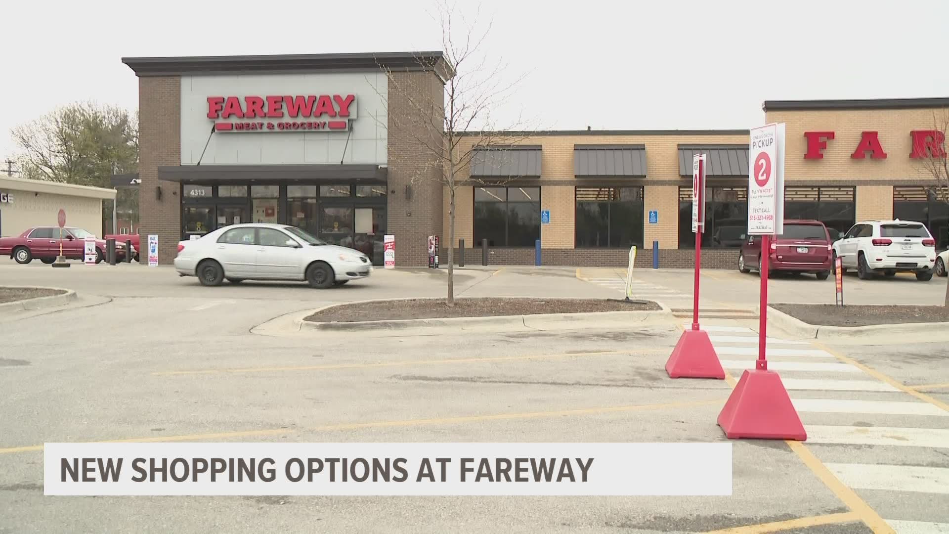 Online shopping is available at nearly 50 Fareway stores. They said they're also exploring a delivery option for customers to take advantage of.