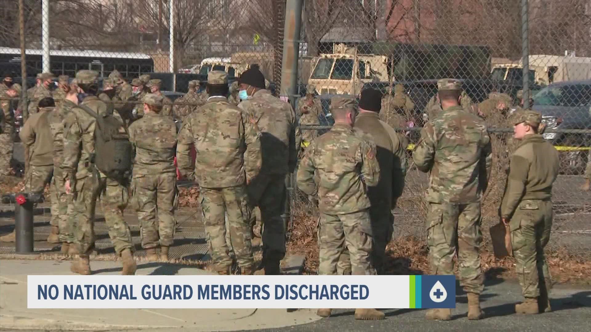 Approximately 90% of Iowa National Guard members have received their vaccine.