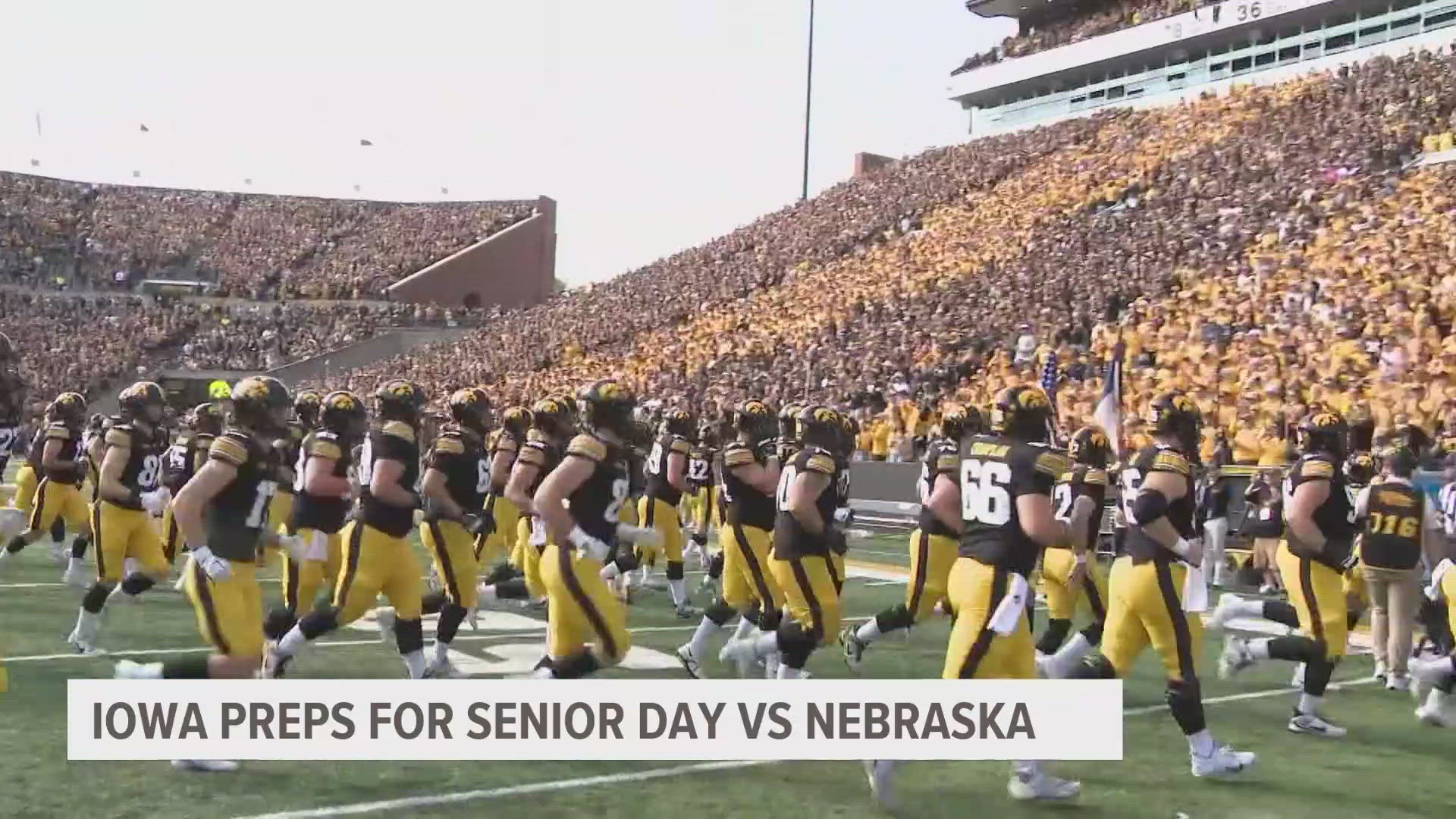 The University of Iowa is preparing to send off a very impactful group of seniors.