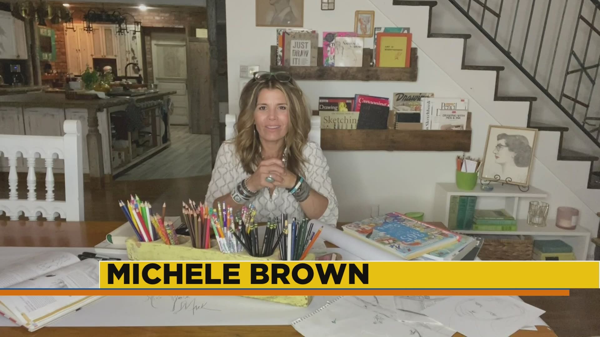 Michele explains how drawing can be a great mood booster