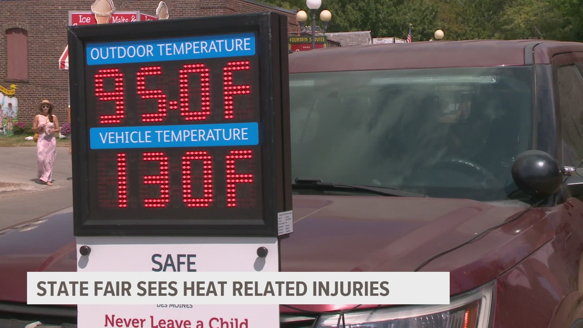 The State Fair Emergency Response Team responded to calls throughout Saturday, many of which were heat-related.