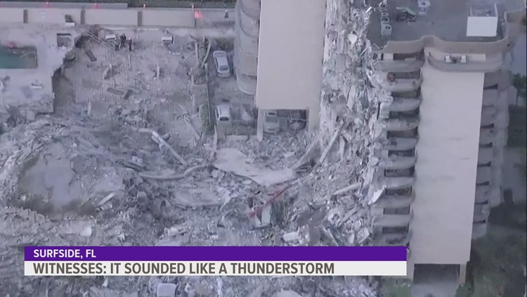 Video shows Miami-area condo collapse; 1 dead, at least 99 unaccounted for