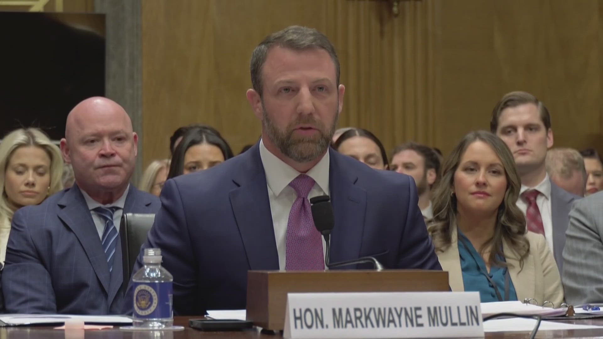 Markwayne Mullin confirmed by Senate to lead Homeland Security ...