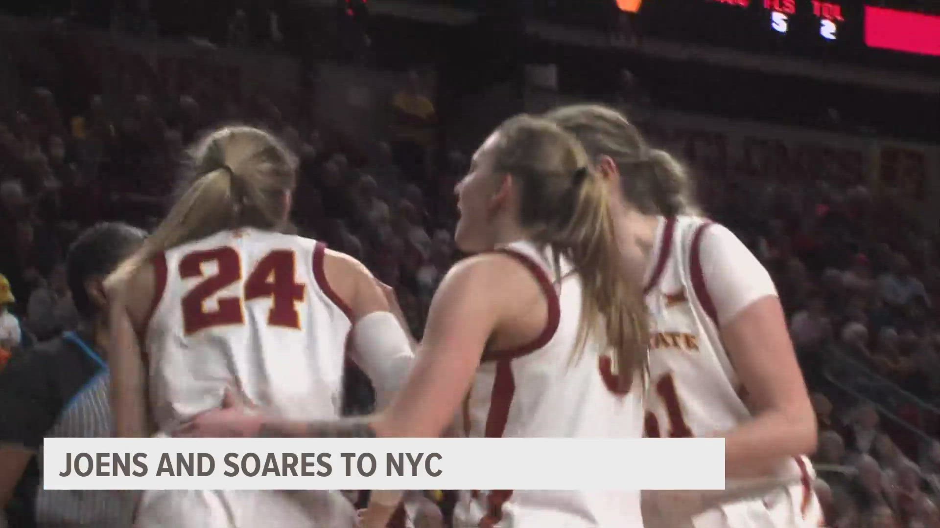 Iowa State's Ashley Joens, Stephanie Soares to attend WNBA Draft