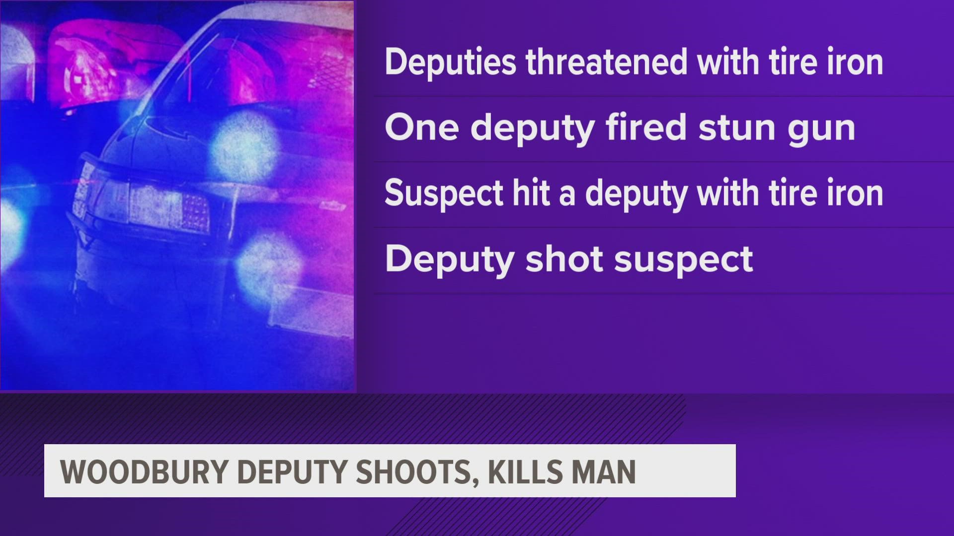 The Iowa Division of Criminal Investigation has yet to identify the man shot or the deputies involved in the incident.