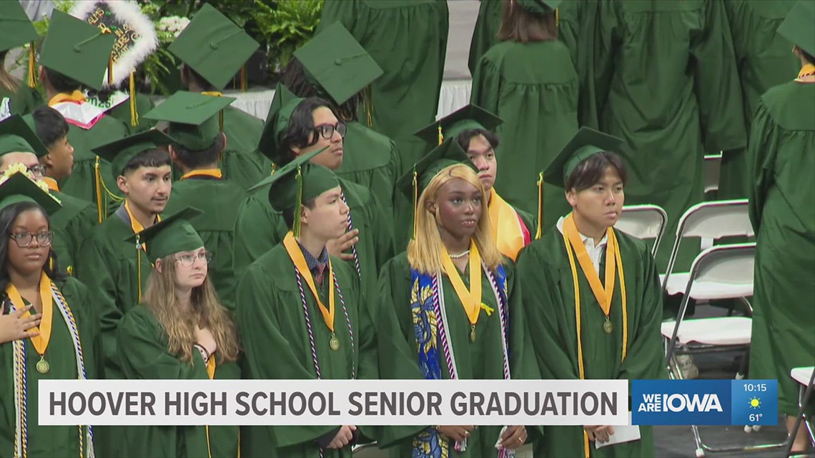 Hoover High School has its 2025 senior graduation | weareiowa.com