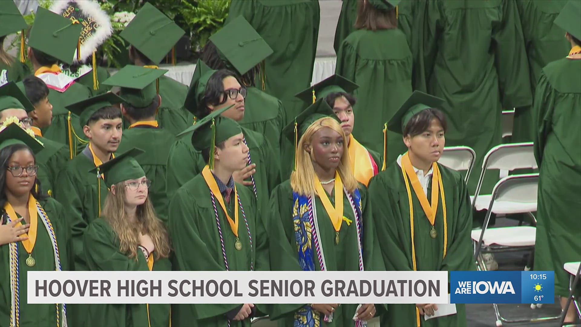Hoover was the last school in DMPS to have its graduation.