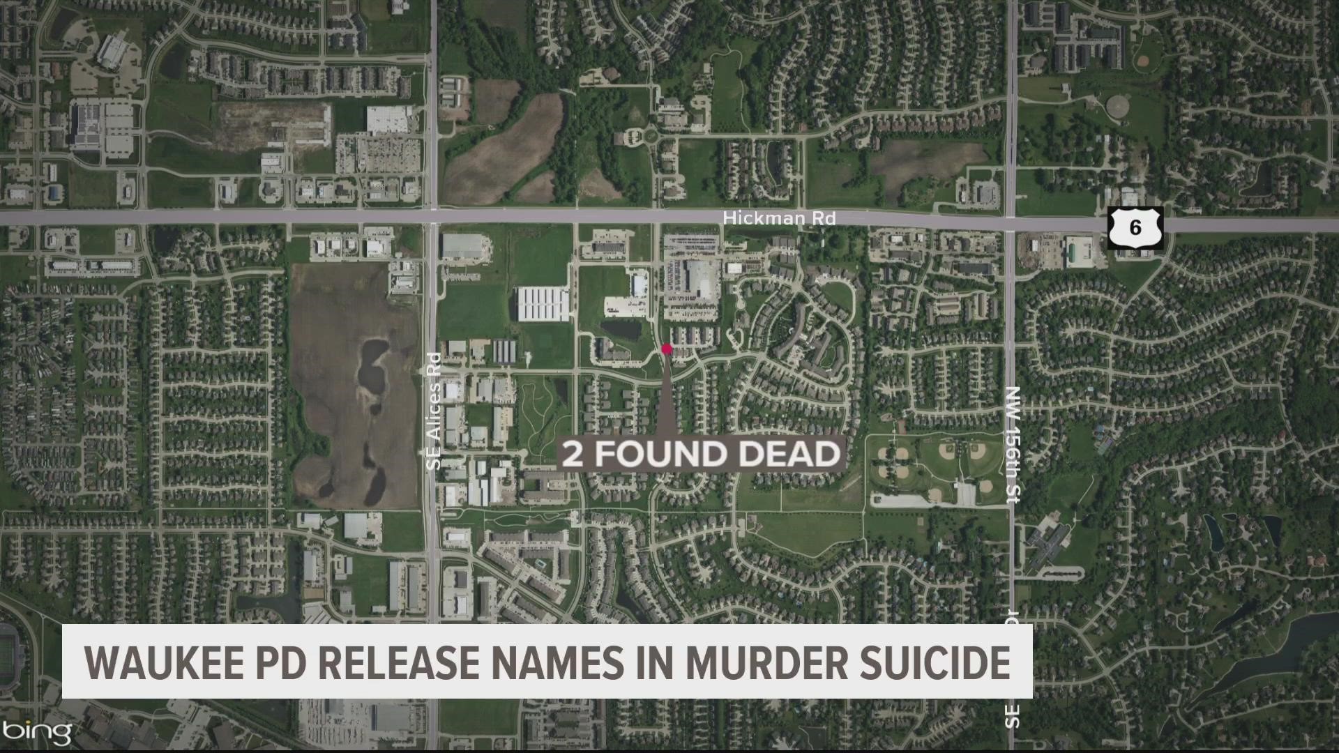 Police discovered two people dead in a Waukee home around 7:30 a.m. Thursday.