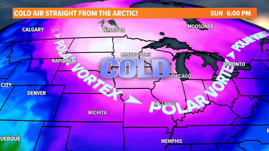 How cold will it get this weekend in Iowa?
