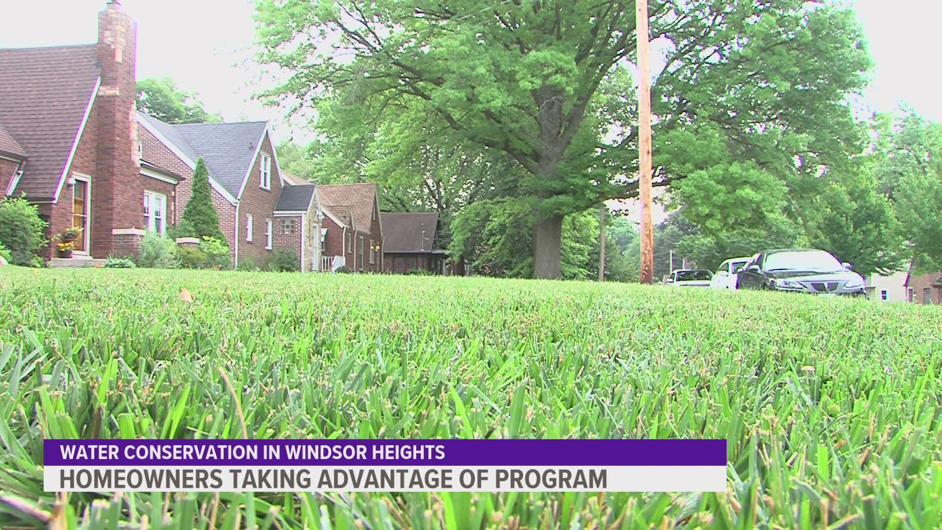 The city will match up to $1,000 for certain water conservation efforts completed by homeowners.