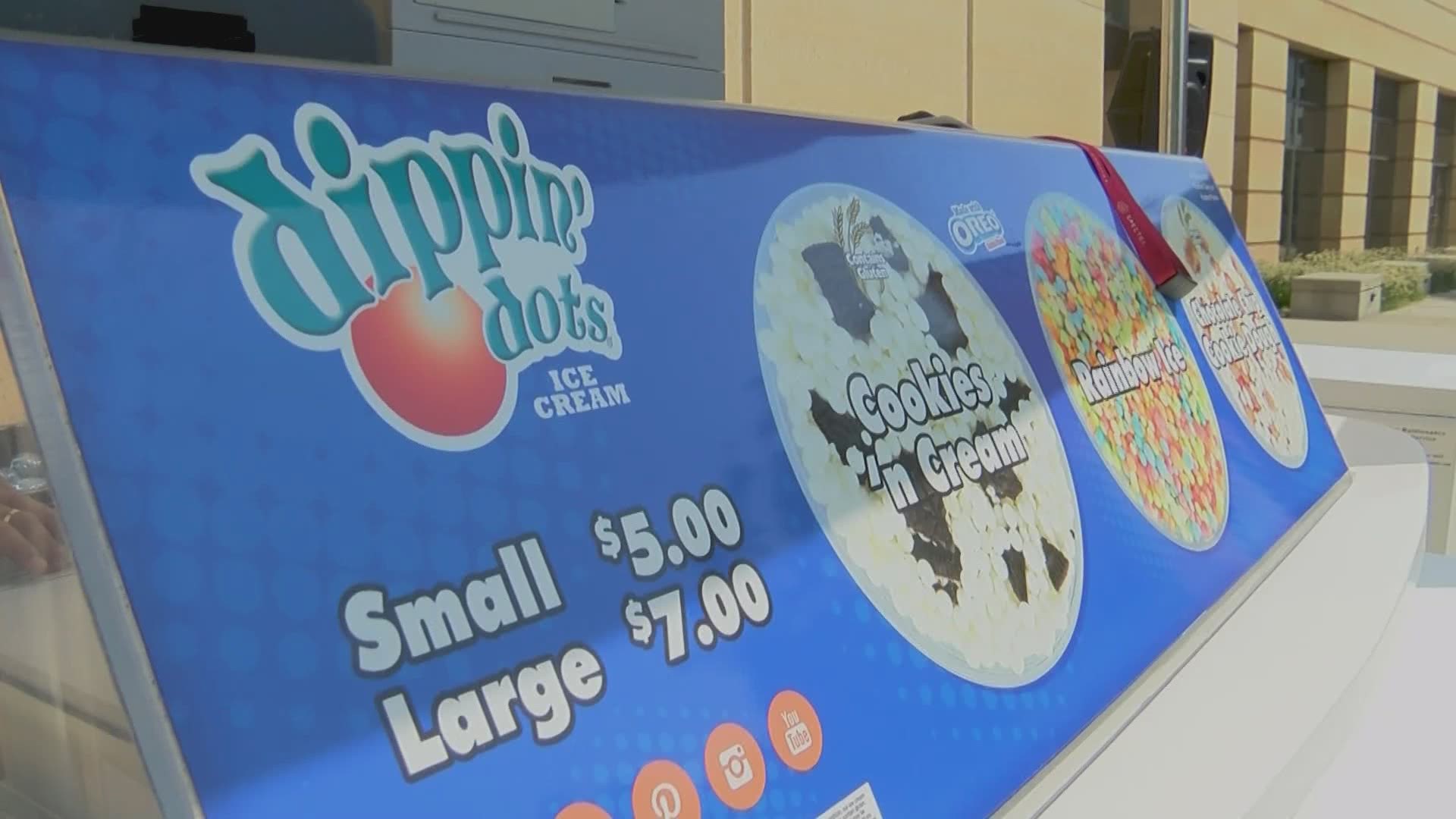 Dippin' Dots event held Sunday in support of Variety