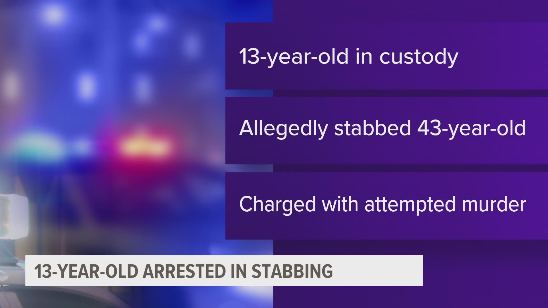 The boy is charged with attempted murder, a Class B felony.