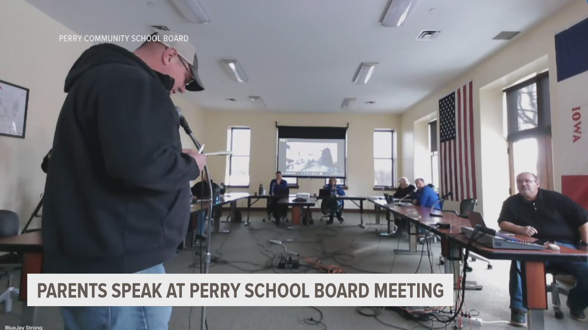 The Perry School Board is set to host another public meeting on Friday at 1 p.m.