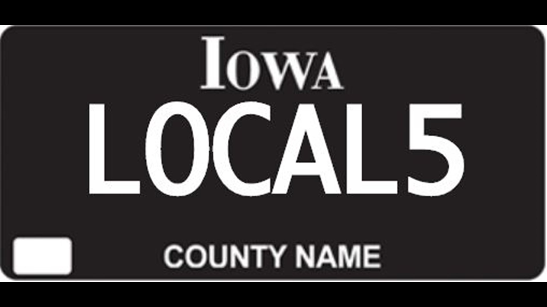 Back in black Iowa DOT offers convenient way to get numbered blackout