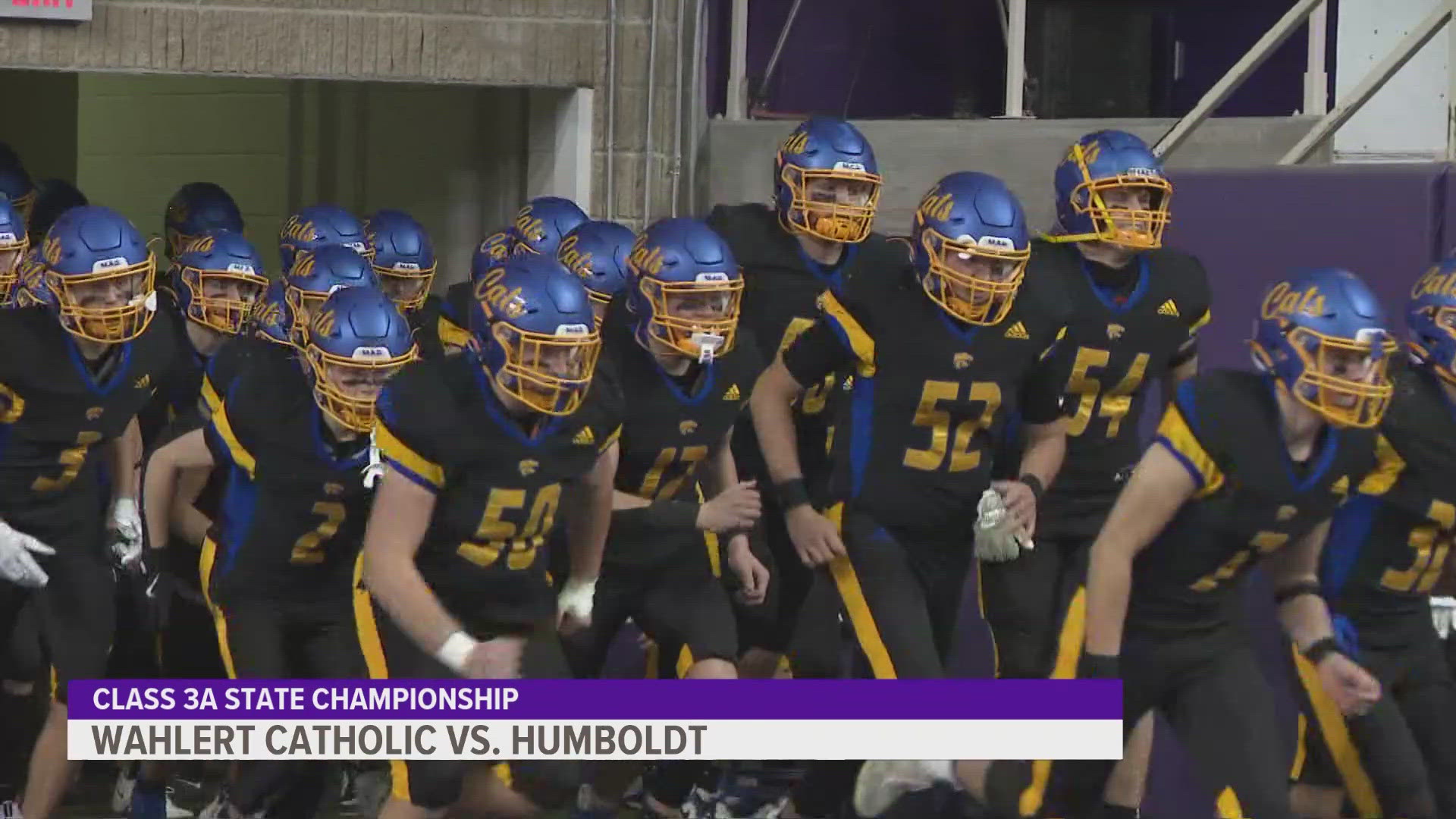 Humboldt had a big task against undefeated Walhert Catholic.