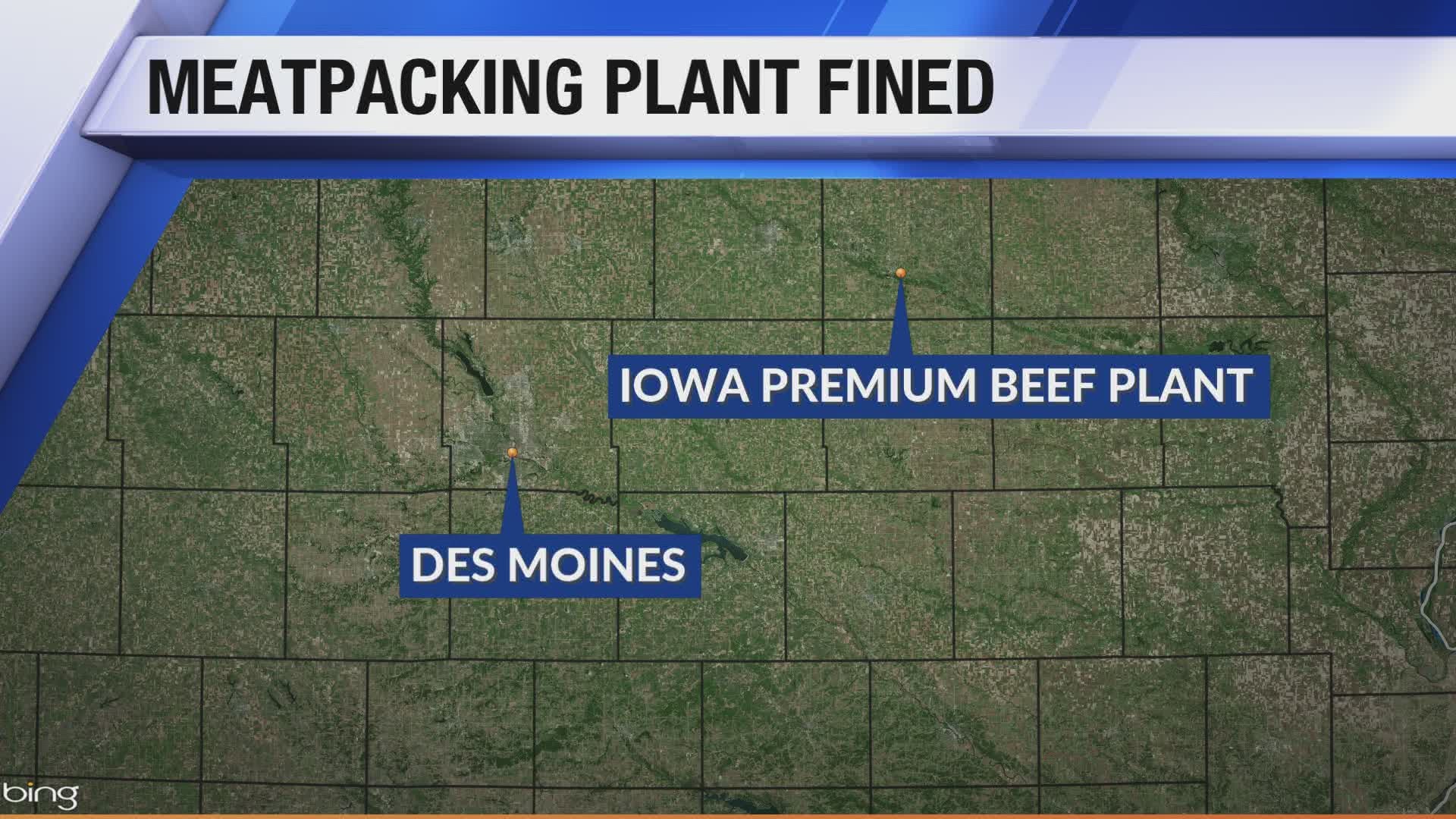 Iowa Premium Beef plant with COVID outbreak fined $957
