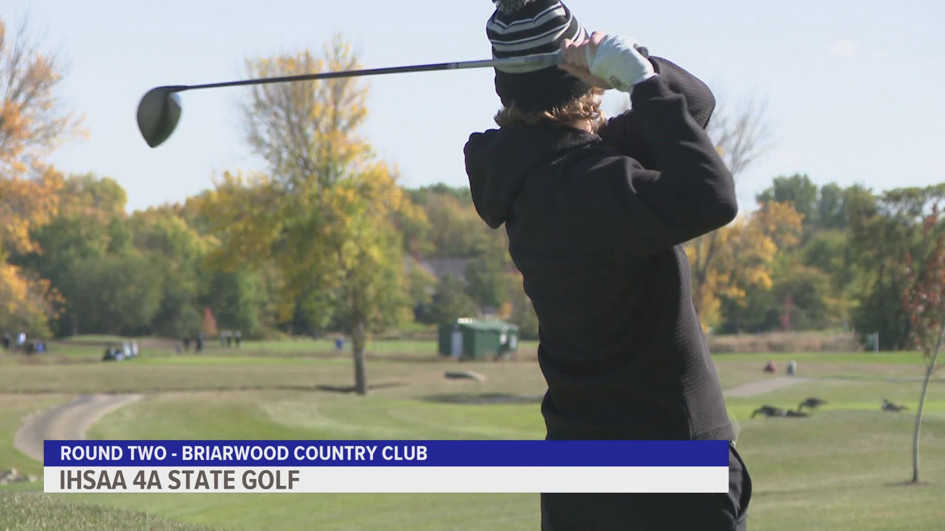 Final round of 4A high school boy's state golf braves wind, ends in ...