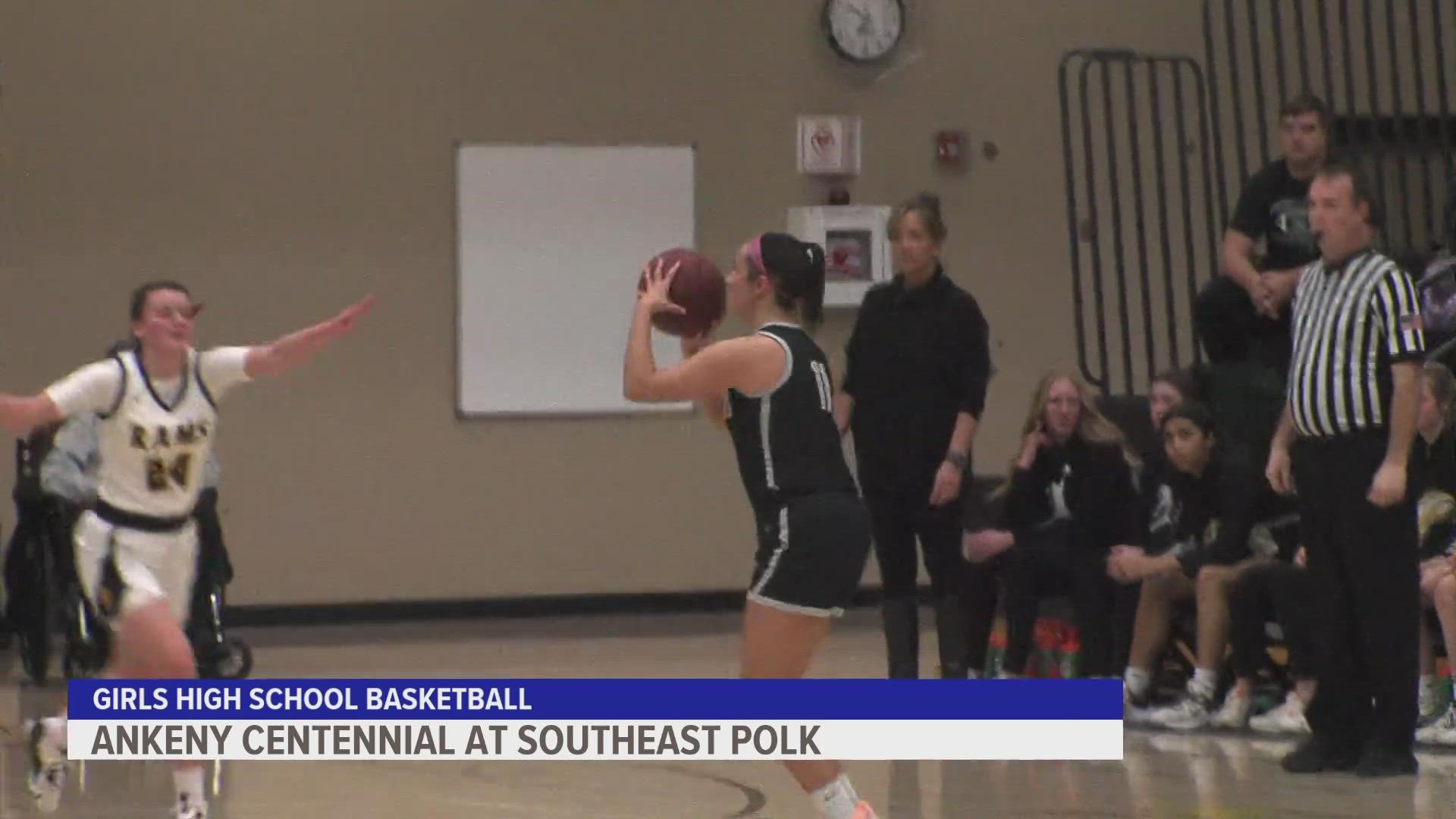 A Class 5A top 10 matchup between Ankeny Centennial and SE Polk ended with victory for the Jaguars.