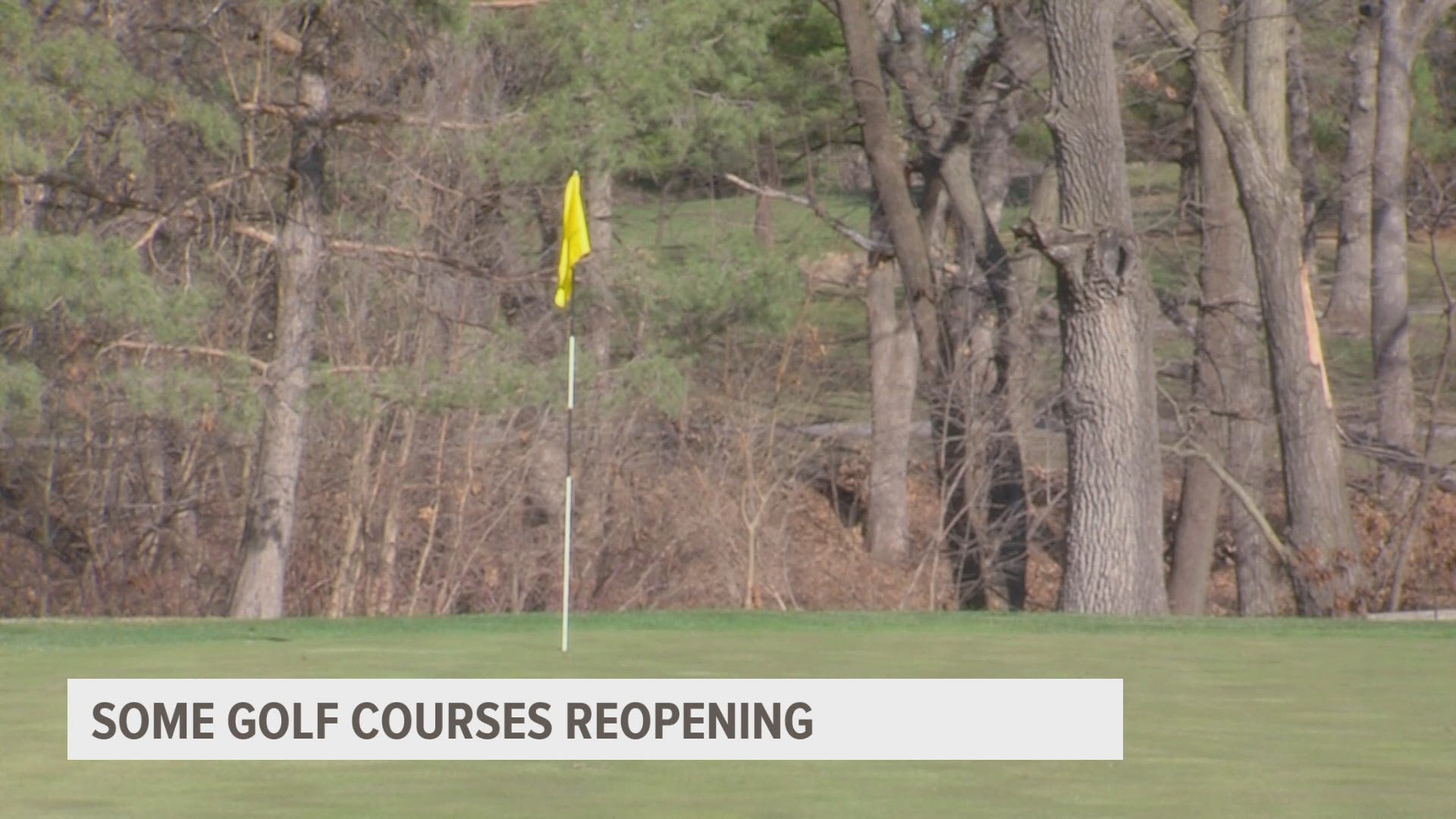 Seven of the nine holes at the Ames golf course opened Thursday while the other two are getting some more work done.