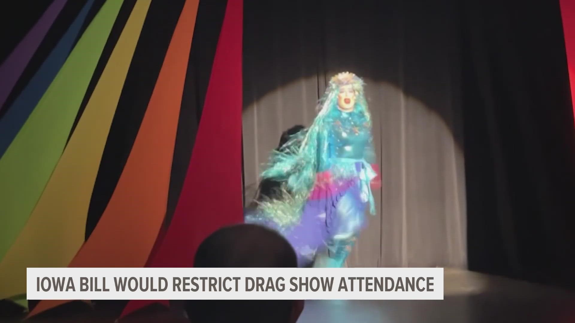 Critics argue the bill's definition of "drag show" is too broad.
