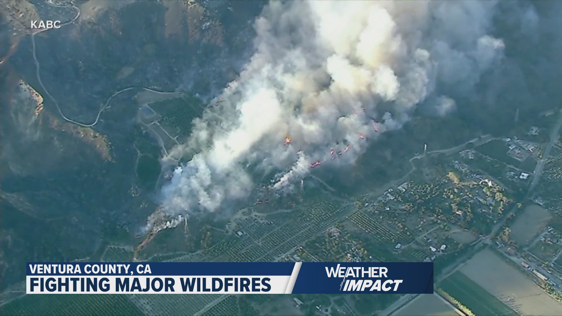 The wildfire in California has expanded to now 20,000 acres.