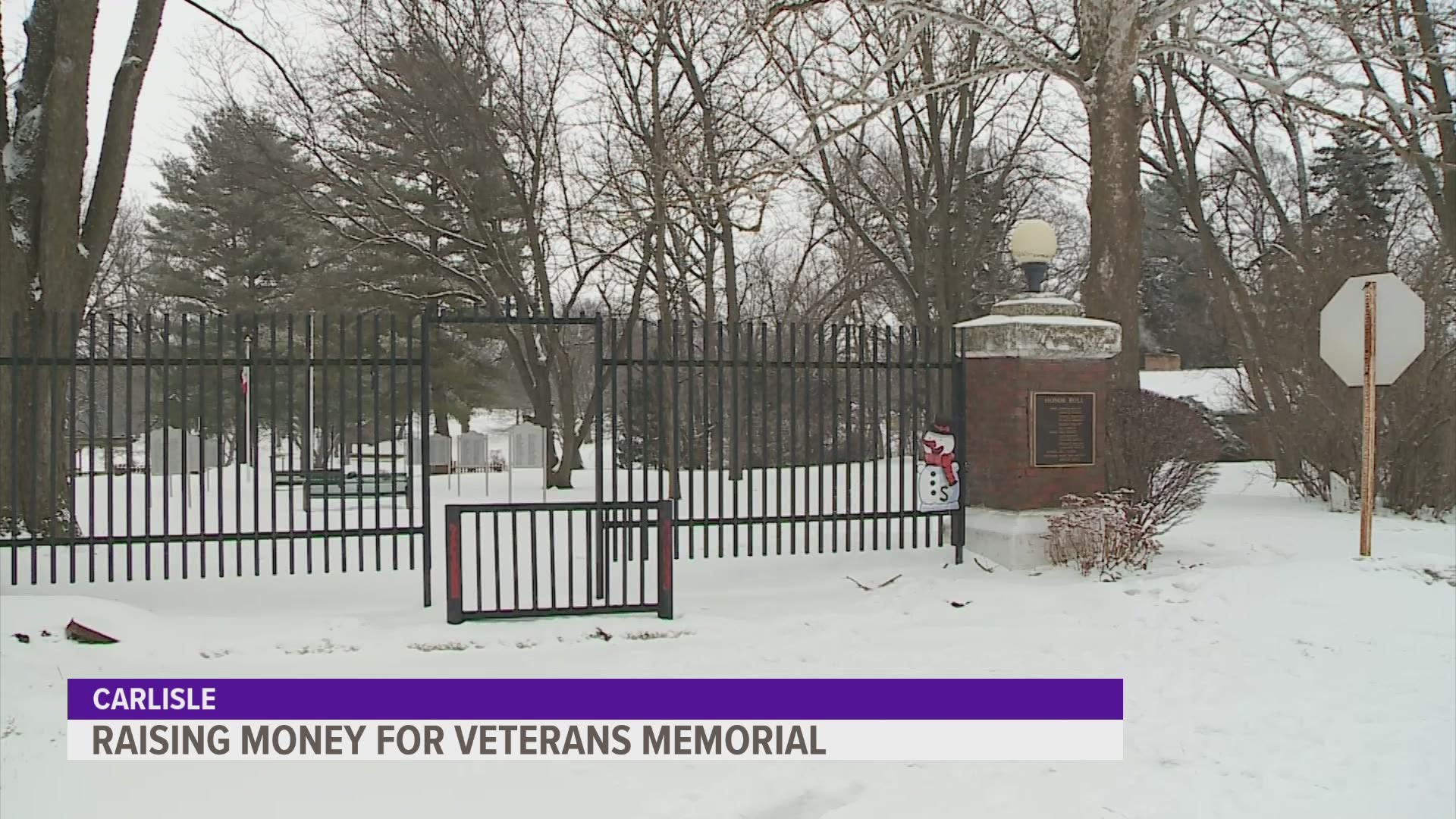 A memorial dating back to 1922 originally honored those who served in the World War I.