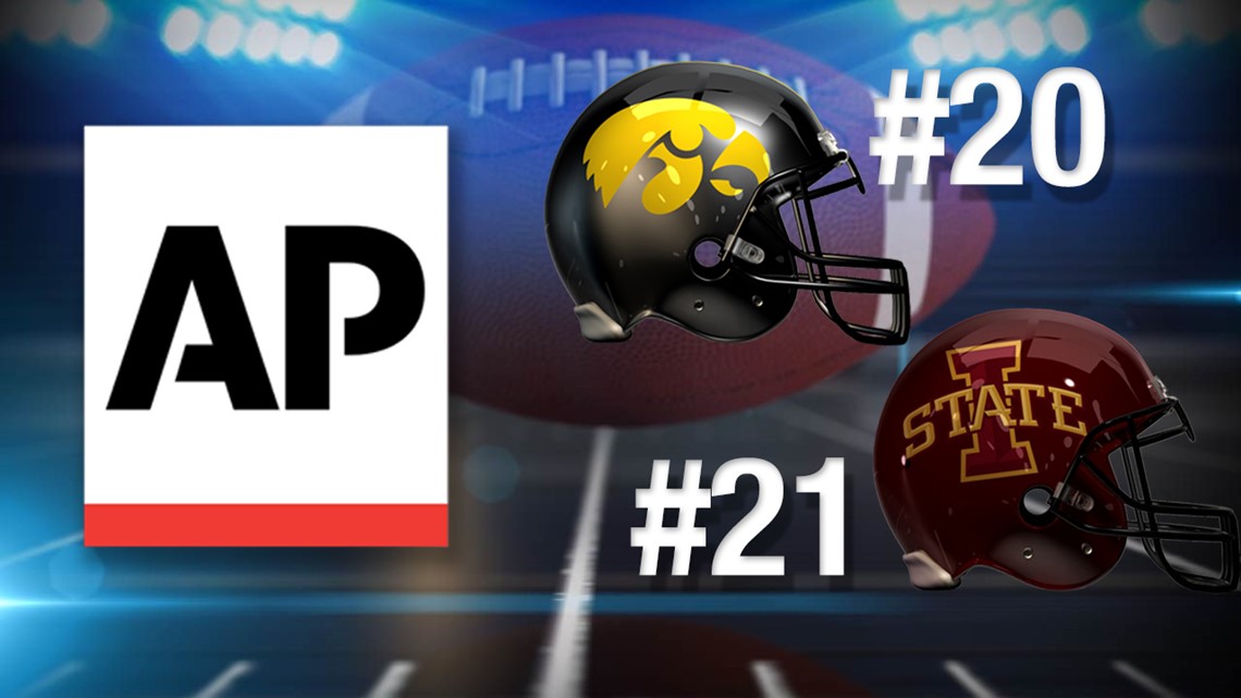 Iowa and ISU in Preseason AP Top 25 Football Poll together for first