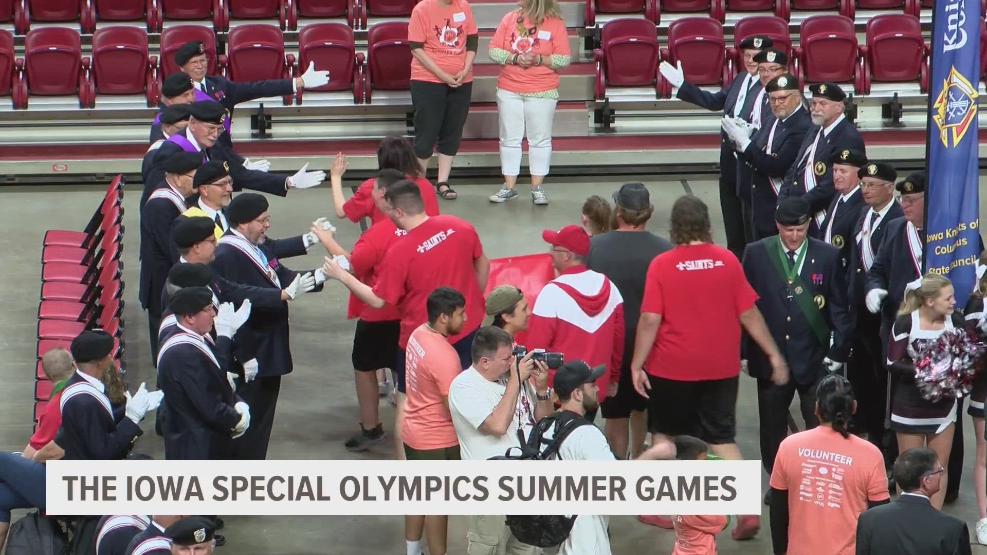With more than 2400 athletes, 1400 coaches and 1200 volunteers, plenty of people are showing up and showing out at the 2023 Iowa Special Olympics 2023 Summer Games.